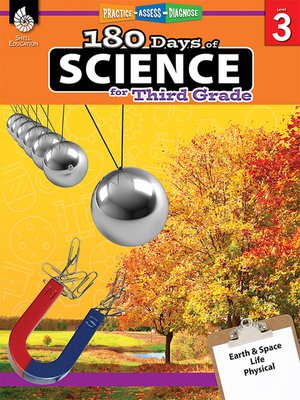 cover image of 180 Days of Science for Third Grade: Practice, Assess, Diagnose